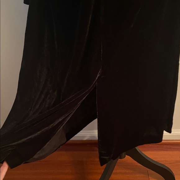 Laundry by Shelli Segal black velvet NWT size 10 dress - Picture 4 of 8